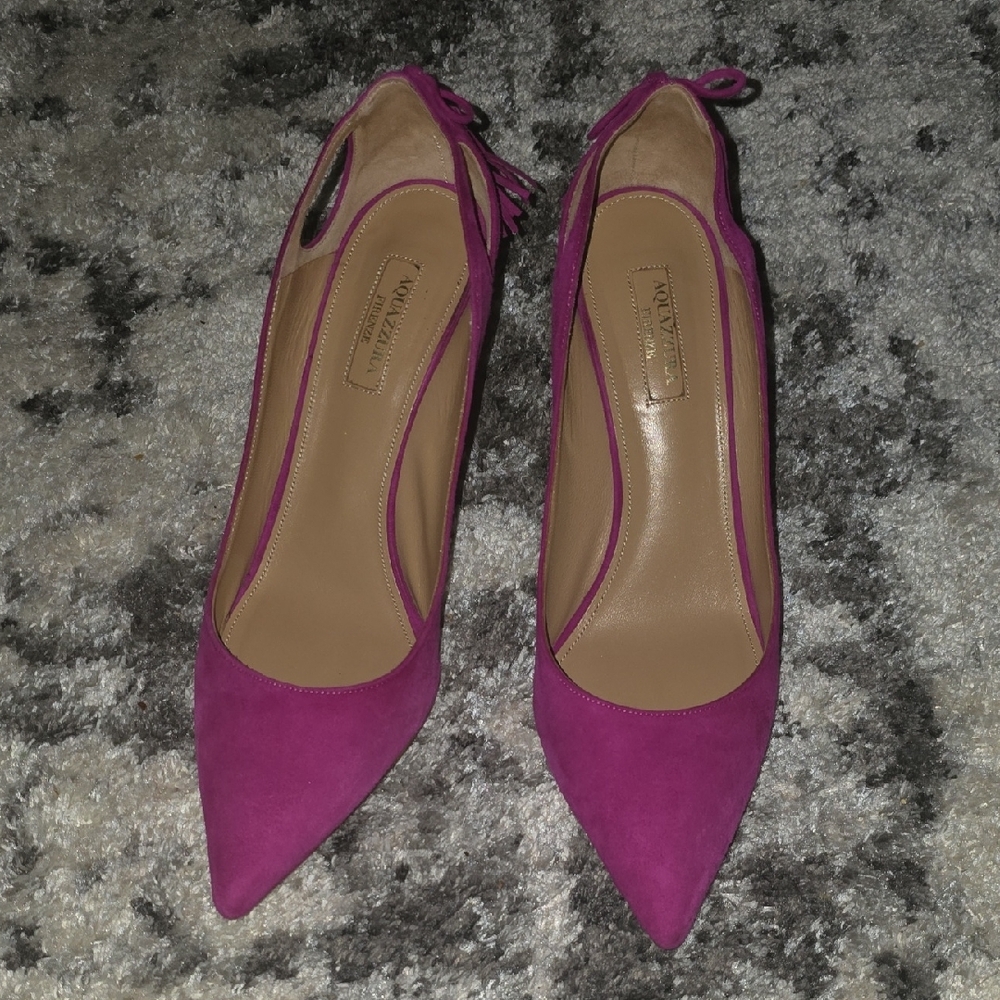 Pink Suede Women's Pumps
